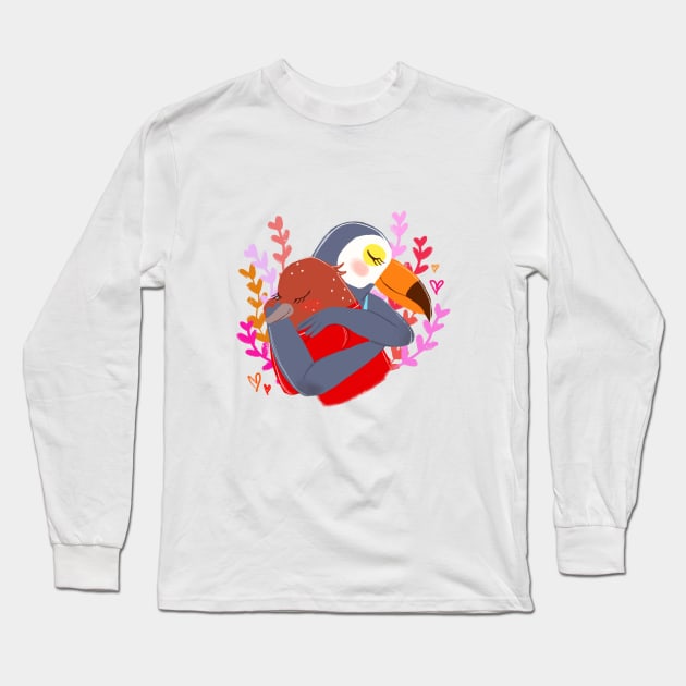 Tuca And Bertie Long Sleeve T-Shirt by curiousquirrel